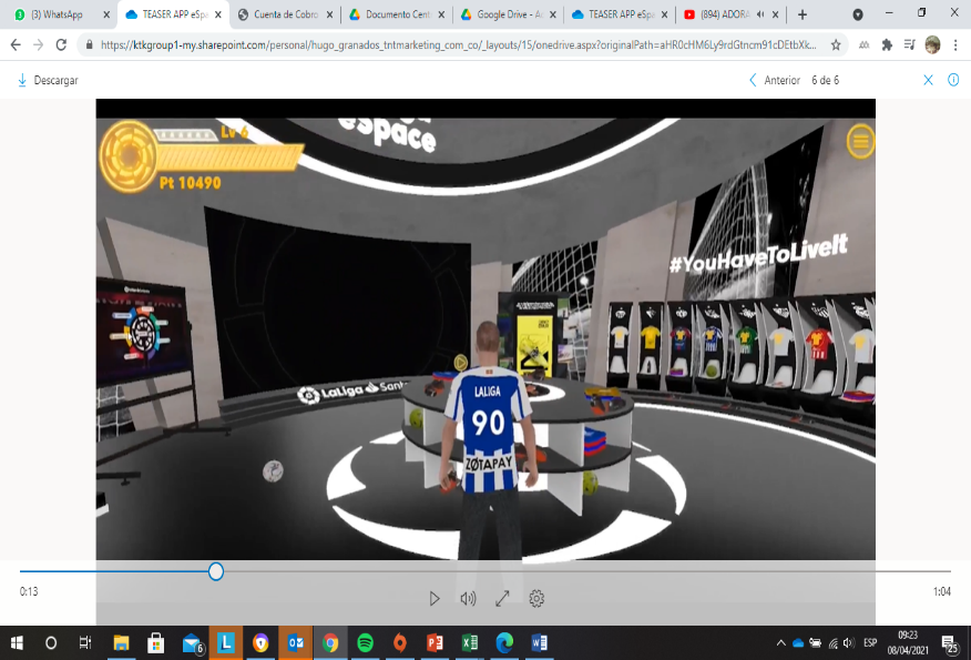 Activación Virtual LaLiga eSpace El Derbi de Madrid y El Gran Derbi