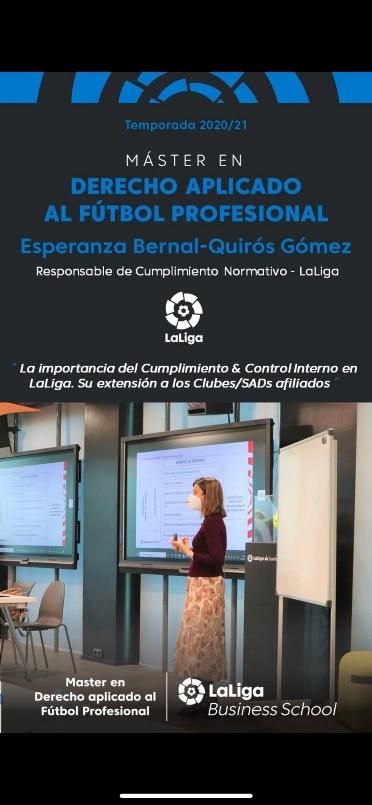 Master en Derecho Aplicado al Fútbol Profesional
